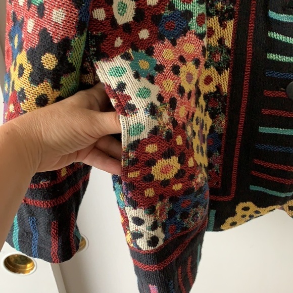 It’s Outta The Bag Unge Potch Ket Vintage Floral Blazer S - Picture 4 of 10